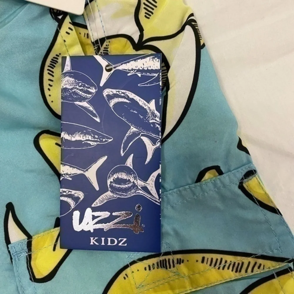 Uzzi Active Wear Swim Trunks Boys X-Small NWT